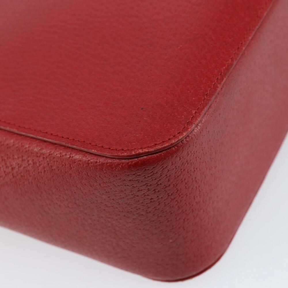 GUCCI Bamboo Hand Bag Leather Red 002 1061 Auth ep12097 - Picture 16 of 16